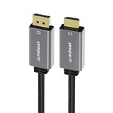 MBEAT TOUGHLINK 4K60HZ DISPLAY PORT TO HDMI CABLE 18M GREY