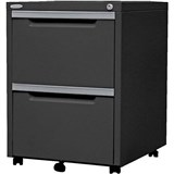 STEELCO CLASSIC MOBILE PEDESTAL 2DRAWER LOCKABLE 630 X 470 X 515MM GRAPHITE RIPPLE