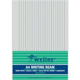 WRITER WRITING PAPER 60GSM 24MM DOTTED THIRDS LANDSCAPE A4 500 SHEETS