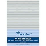 WRITER WRITING PAPER 60GSM 14MM DOTTED THIRDS PORTRAIT A4 500 SHEETS