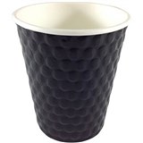 WRITER BREAKROOM DOUBLE WALL PAPER CUP 8OZ BLACK CARTON 500