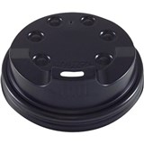 WRITER BREAKROOM DISPOSABLE PAPER CUP LIDS 12OZ BLACK CARTON 1000