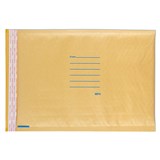 POLYCELL MAIL TUFF BUBBLE MAILER BAG 50MM FLAP 215 X 280MM BROWN CARTON 100