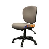 ORANGE DUST SPECTRUM ALICE OFFICE CHAIR MEDIUM BACK 510 X 490 X 880MM MIST GREY