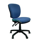 ORANGE DUST SPECTRUM ALICE OFFICE CHAIR MEDIUM BACK 510 X 490 X 880MM OCEAN BLUE