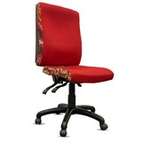 ORANGE DUST SPECTRUM KATHERINE OFFICE CHAIR HIGH BACK 510 X 450 X 990MM OCHRE RED