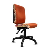 ORANGE DUST SPECTRUM KATHERINE OFFICE CHAIR MEDIUM BACK 510 X 450 X 910MM GOLDEN ORANGE