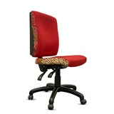 ORANGE DUST SPECTRUM KATHERINE OFFICE CHAIR MEDIUM BACK 510 X 450 X 910MM OCHRE RED