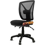 ORANGE DUST KIMBERLEY CHAIR MESH BACK 510 X 490 X 1040MM SWAN BLACK