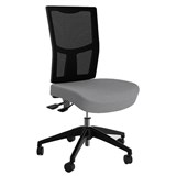OLG URBAN MESH CHAIR WITH MOTION FELT FABRIC SEAT ASH GREY NYLON BASE