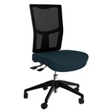 OLG URBAN MESH CHAIR WITH MOTION FELT FABRIC SEAT DEEP BLUE NYLON BASE