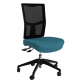 OLG URBAN MESH CHAIR WITH MOTION FELT FABRIC SEAT ICE BLUE NYLON BASE