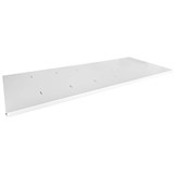 STEELCO TAMBOUR SHELVES 1200 X 463MM WHITE SATIN
