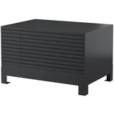 STEELCO PLAN CABINET 10 DRAWER 628 X 1375 X 960MM GRAPHITE RIPPLE