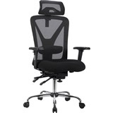 DIAMOND EXECUTIVE CHAIR HIGH MESH BACK ARMS BLACK