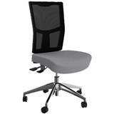 OLG URBAN TASK CHAIR ALLOY BASE MESH BACK AND MOTION FELT FABRIC SEAT ASH GREY