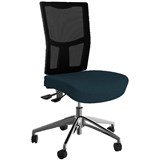 OLG URBAN TASK CHAIR ALLOY BASE MESH BACK AND MOTION FELT FABRIC SEAT DEEP BLUE