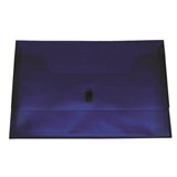 POP POLYWALLY WALLET HOOK AND LOOP CLOSURE 30MM GUSSET FOOLSCAP PURPLE
