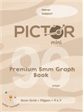 PICTOR PREMIUM MINI 225 X 175MM  96 PAGE GRID BOOK 5MM SQUARES 70GSM SOLAR SYSTEM