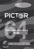 PICTOR PREMIUM A4 SCRAP BOOK UNRULED 70GSM 64 PAGE ASTEROID