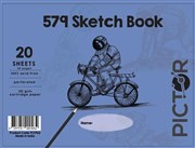 PICTOR 579 SKETCH BOOK 272MM X 360MM SPIRAL SIDE BND 20 SHEET 110GSM