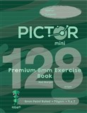PICTOR PREMIUM MINI 225 X 175MM 128 PAGE  EXERCISE BOOK 8MM RULED 70GSM ALIEN