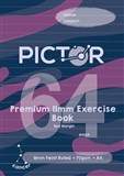 PICTOR PREMIUM A4 64 PAGE EXERCISE BOOK 11MM RULED 70GSM CANCER