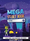 PICTOR PREMIUM 330 X 240 64 PAGE STORY BOOK 18MM PLAINRULED 100GSM ALIEN INVASION