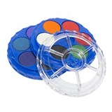 EDUCATIONAL COLOURS STACKTWIST WATERCOLOUR PAINT DISC ASSORTED PACK 12