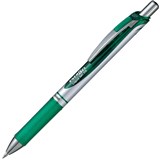 PENTEL BL77 ENERGEL RETRACTABLE GEL INK PEN 07MM GREEN BOX 12