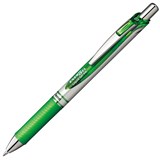 PENTEL BL77 ENERGEL RETRACTABLE GEL INK PEN 07MM LIME GREEN BOX 12