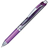 PENTEL BL80 ENERGEL RETRACTABLE GEL INK PEN 10MM VIOLET BOX 12