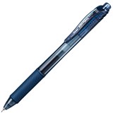 PENTEL BLN105 ENERGELX RETRACTABLE GEL INK PEN FINE 05MM NAVY BOX 12
