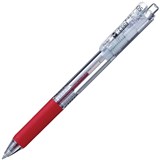 PENTEL BXB115 VFEEL RETRACTABLE BALLPOINT PEN 05MM RED BOX 10