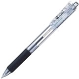 PENTEL BXB117 VFEEL RETRACTABLE BALLPOINT PEN 07MM BLACK BOX 10