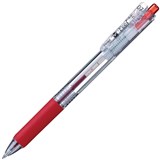 PENTEL BXB117 VFEEL RETRACTABLE BALLPOINT PEN 07MM RED BOX 10