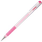 PENTEL K118 HYBRID GEL GRIP GEL INK PEN 08MM PINK BOX 12