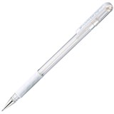 PENTEL K118 HYBRID GEL GRIP GEL INK PEN 08MM WHITE BOX 12