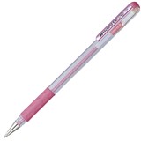 PENTEL K118 HYBRID GEL GRIP GEL INK PEN 08MM METALLIC PINK BOX 12
