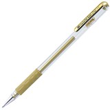 PENTEL K118 HYBRID GEL GRIP GEL INK PEN 08MM GOLD BOX 12