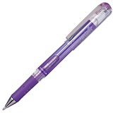 PENTEL K230 HYBRID GEL GRIP DX GEL INK PEN 10MM METALLIC VIOLET BOX 12