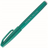 PENTEL SES15C BRUSH SIGN PEN MARKER TURQUOISE GREEN BOX 10