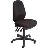 RAPIDLINE PO500 ERGONOMIC HEAVY DUTY TASK CHAIR HIGH BACK BLACK