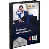 MARBIG PROFESSIONAL FLEXIBINDER INSERT RING BINDER 2R 20MM A4 BLACK