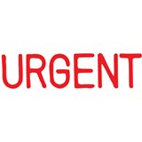 XSTAMPER CXBN 1103 PREINKED MESSAGE STAMP URGENT 42 X 13MM RED