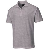 PORTWEST B210 NAPLES MENS POLO SHIRT HEATHER GREY L