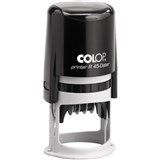 COLOP R45D CUSTOM MADE PRINTER SELFINKING DATE STAMP 45MM DIAMETER
