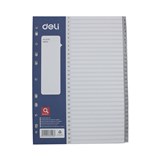 DELI DIVIDERS PVC 131 TAB A4 GREY