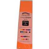 RAINBOW CREPE PAPER 500MM X 25M FLURO ORANGE