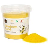 EDUCATIONAL COLOURS RAINBOW SAND 13KG JAR YELLOW